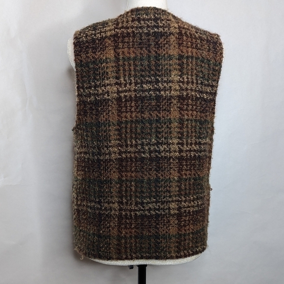Wool Vest Plaid - Picture 6 of 11